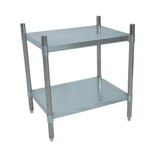 BK Resources 67"Wx24"Dx38"H Stainless Steel Dry Storage Shelving Unit - SSU3-6724