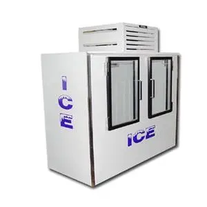 76" Indoor Ice Merchandiser, Bagged Ice
