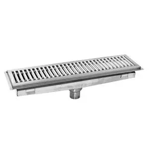 Eagle Group 120"W x 24"D Stainless Steel Floor Trough - FT-24120-SG