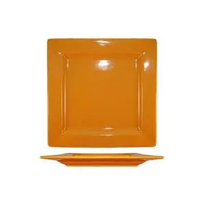 International Tableware, Inc Elite Harvest Butternut 10-3/4" x 10-3/4" Porcelain Plate - EL-10-BN