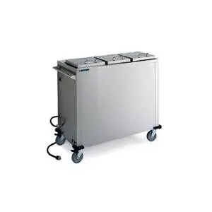 Lakeside 10-1/4" Dia. Mobile Convection Heated Plate Dispenser - 7512