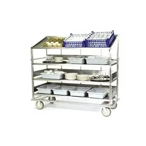 51-7/8"Wx30-7/8"Dx69-1/4"H Soiled Dish Breakdown Cart