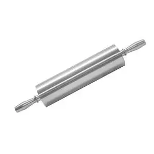 Thunder Group 18" Aluminum Non-Stick Rolling Pin w/ Contoured Handles - ALRNP018