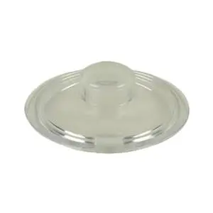 Thunder Group Notched Plastic Condiment Jar Cover for 7 oz Jars - PLCJ007C