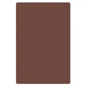 Thunder Group 18" x 24" x 1/2" Brown Polyethylene Non-Skid Cutting Board - PLCB241805BR