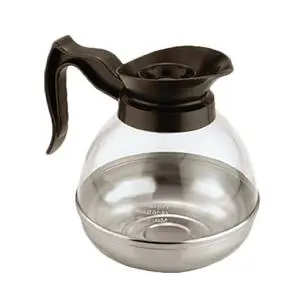 Thunder Group 64 oz Polycarbonate Coffee Decanter w/ Stainless Steel Base - PLCD064