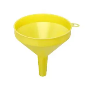 Thunder Group 8 oz Seamless Plastic Funnel w/ Hanging Ring - PLFN004