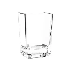 Thunder Group 2.5 oz Square Heavy Base Shot Glass - Clear - PLTHSG125SC