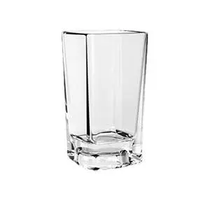 Thunder Group 3 oz Square Heavy Base Shot Glass - Clear - PLTHSG130SC