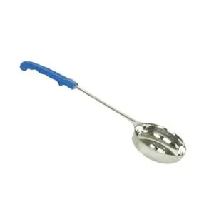 Thunder Group 8 oz Stainless Steel Perf. Blue Handle Portion Controller - SLLD108PA