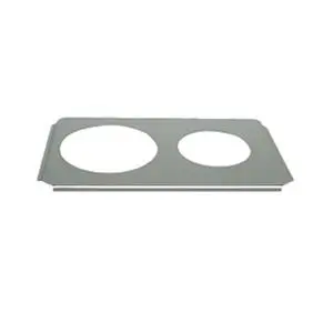 Thunder Group Stainless Steel 2 Opening Adapter Plates for Round Inserts - SLPHAP068