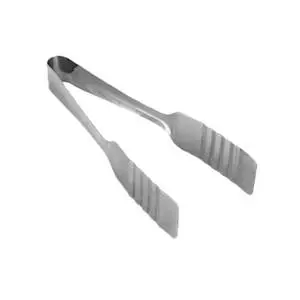 7.5"L Stainless Steel Pastry Tongs