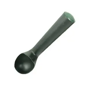 2-1/2 oz Capacity Green Handle Aluminum Dipper