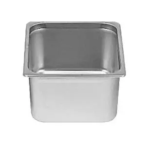 Thunder Group 1/6 Size 24 Gauge Stainless Steel Steam Pan - 6" Deep - STPA3166