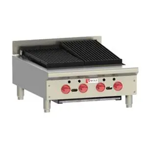25-1/8" W Countertop Achiever Charbroiler w/ (4) Burners