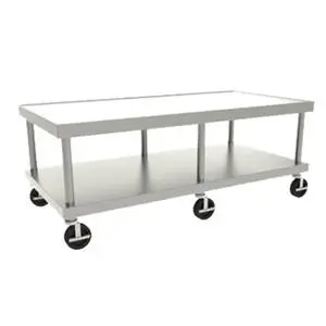 61" W x 30"D x 24" H Equipment Stand with marine edge