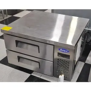 Atosa 36" Refrigerated All Stainless Chef Base w/ 2 Drawers - MGF8448GR