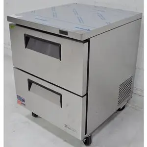Used Turbo Air 28in Commercial Undercounter 7cuft Freezer with 2 Drawers - TUF-28SD-D2-N