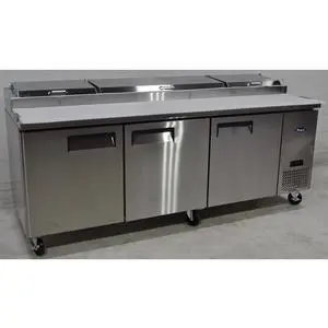 Used Atosa 93" Triple Section Refrigerated Pizza Prep Table - MPF8203GR