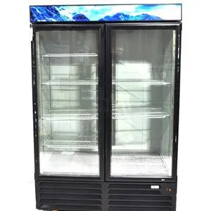 Used Asber 54"Merchandiser Refrigerator w/ 2 Swing Glass Door 49 cu.ft - ARMD 49