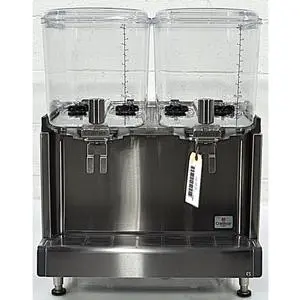 Used Crathco Refrigerated Drink Dispenser w/ (2) 4 3/4 gal Bowls, Pre Mix - CS-4E/2D/3D-16