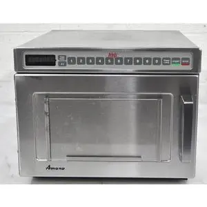 Used Amana HDC21RB2 C-Max 0.6 Cu.Ft Commercial Microwave Oven Stainless 2100w