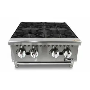 Migali 4 Burner Hot Plate Stainless Steel - HP-4-24