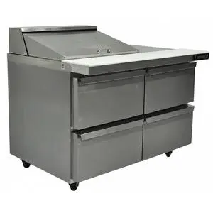 Used Continental Refrigerator SW48-12M 48" Mighty Top 4-Drawer Prep Table