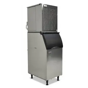 Used Ice-O-Matic GEM0450A5/B42PSC Pearl Nugget Ice Machine 464 Lb/Hour with 351 Lb Storage Bin