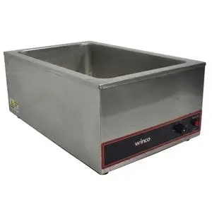 Used Winco FW-S500 Electric Full Size Countertop Food Warmer 1200W