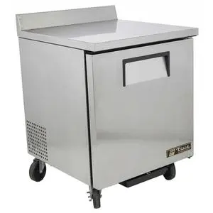 Used True TWT-27 6.5 Cu.Ft Stainless 27in Work Top Cooler W/ Backsplash