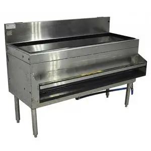 Used Glas Tender IBA-48-CP10-ED 48" 185 lb Ice Bin w/ 10 Circuit Cold Plate