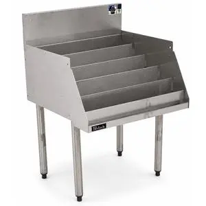 Used Perlick TS24LS 24" 5-Tier Underbar Liquor Bottle Display Storage Rack
