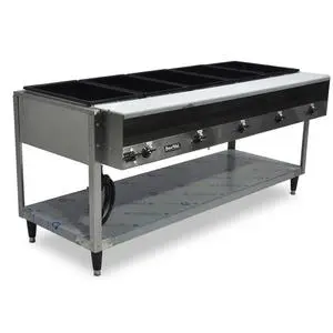 Used Vollrath 38119 5-Well Electric Hot Food Steam Table with Cutting Board
