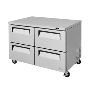 Turbo Air 48in 12cf Undercounter Freezer With Four Drawers - TUF-48SD-D4-N