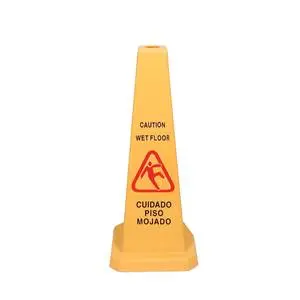 Update International Cone Style Wet Floor Signs 27in x 11in - WFC-27