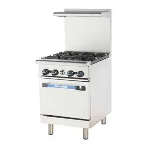 Radiance 24" Restaurant Range with 4 Gas Burners - TAR-4