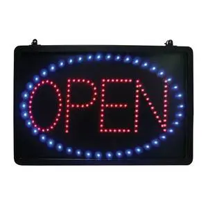 Update International Commercial Neon LED Business "Open" Sign - LED-OPEN