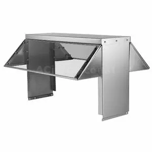 KTI Buffet Guard for 2 Well Steam Table - KBS-2