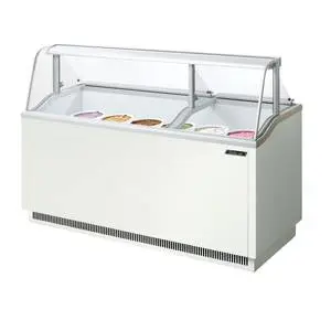 (12) 3 Gallon Ice Cream Dipping Cabinet - White