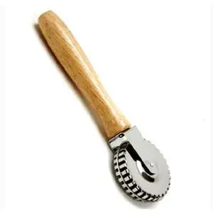 Norpro 3248 Pastry Crimper with Wooden Handle