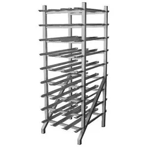 GSW USA Aluminum Welded Can Rack Holds 162 Cans - AAR-CRAW