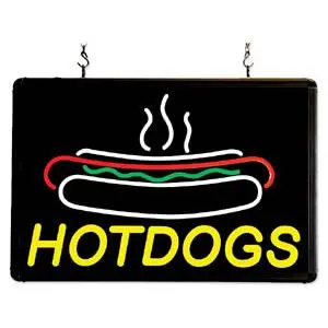 Benchmark Hot Dog Merchandising Sign LED Ultra-Bright - 92002