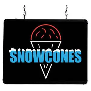 Benchmark Snow Cone LED Sign Ultra-Bright - 92003