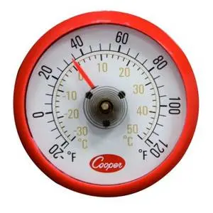 Cooper Atkins 1.5" Refrigerated Cooler Thermometer Commercial - 535-0-8