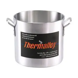 Browne Foodservice Thermalloy 40 Quart Stock Pot Aluminum Heavy Weight - 5814140