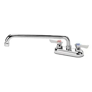 Krowne Metal 12" Spout Faucet Deck Mount - 4" Center LOW LEAD NSF - 11-412L