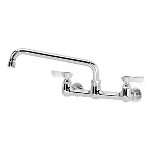 Krowne Metal 10" Wall Mount Spout Faucet - 8" Center LOW LEAD NSF - 12-810L