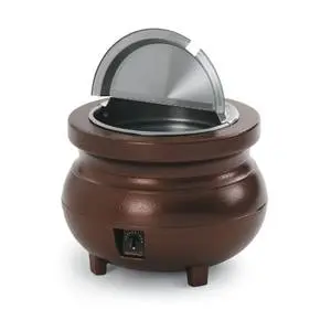 Vollrath 7 Quart Soup Kettle Rethermalizer Copper w/ Inset & Cover - 72181