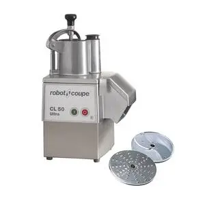 Robot Coupe Continuous Feed Food Processor S/s with 2 Disc & 2 Hoppers - CL50EULTRA